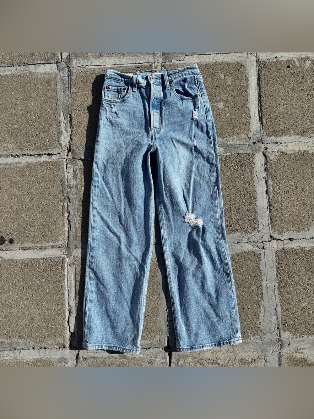 Levis Ribcage Straight Ankle